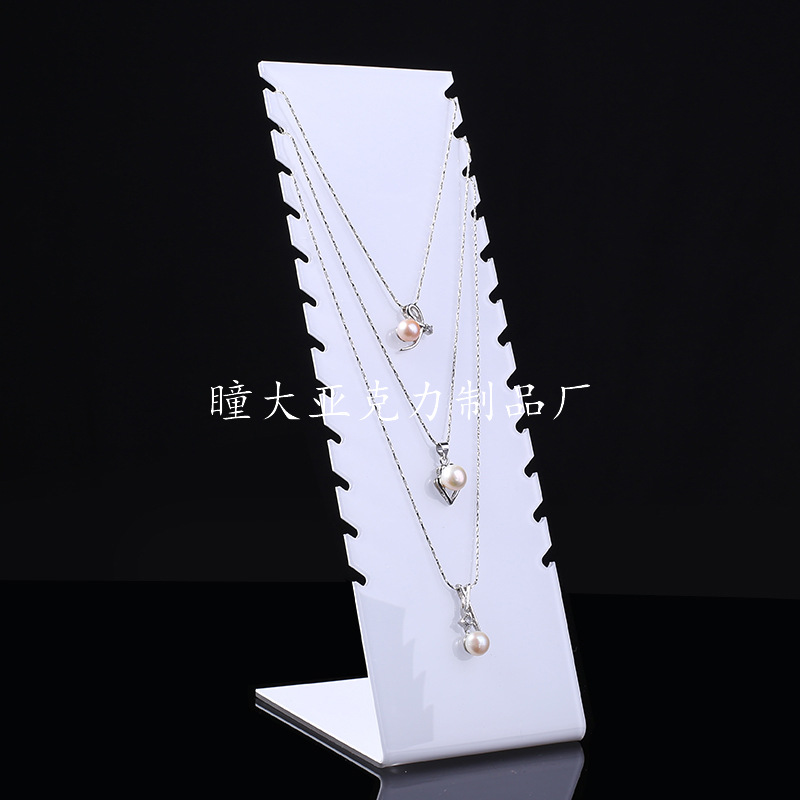 韩款女士饰品展示架亚克力定制展架多功能项链服装饰品收纳架批发