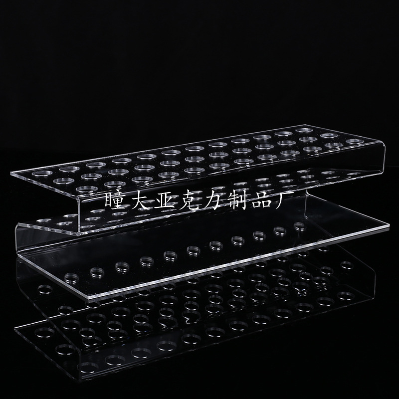 Acrylic penholder plexiglass display rack acrylic plate custom Z - shaped penholder acrylic products wholesale thumbnail