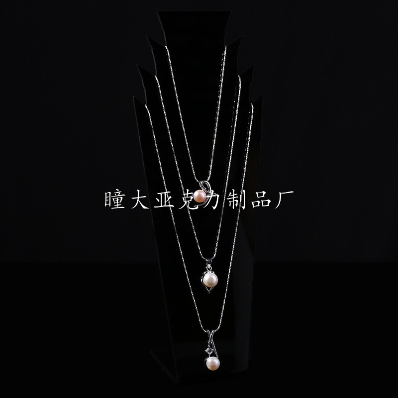 亚克力项链展示架 饰品展架 有机玻璃厂家定制多功能展示架批发细节图