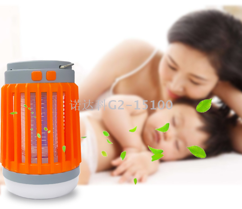 三合一多功能充电LED太阳能灭蚊灯家用孕妇婴儿USB充电灭蚊灯产品图