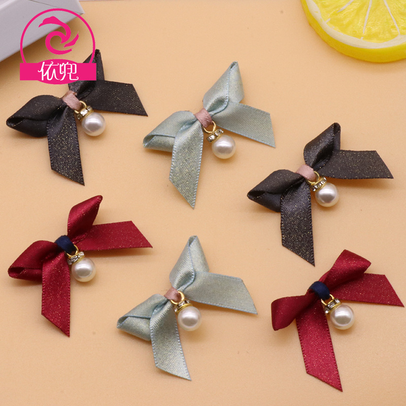 Children's decorative bow clothes children's accessories bow hair accessories Manual bow processing custom