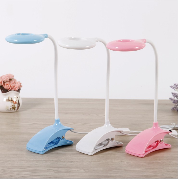 Creative clip lamp Children learning eye-care small desk lamp USB bedroom bedside lamp clip Gift desk lamp thumbnail