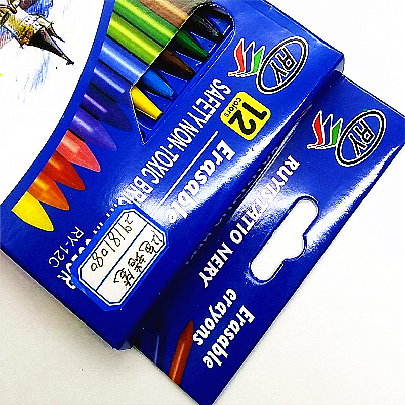Children's drawing pens, colored pencils, oil-based colored pencils, art graffiti drawing pencils, drawing colored pens details Picture