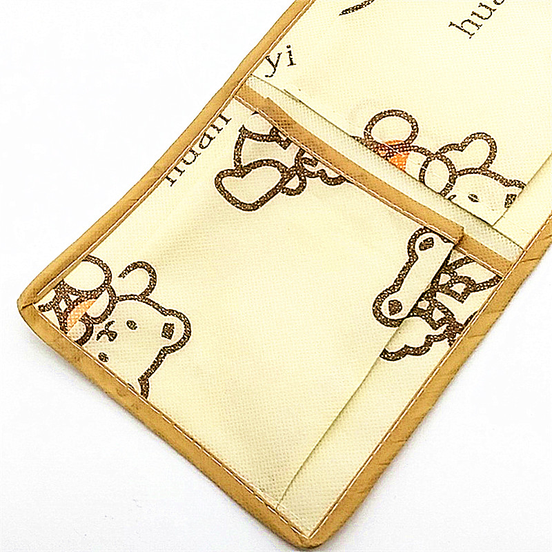 Wall-mounted student mobile phone wardrobe storage bag hanging bag at the back of the hanging bag door Specification image