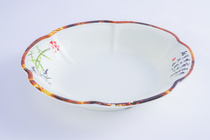 100% melamine dinner plate lace soup plate 338-10
