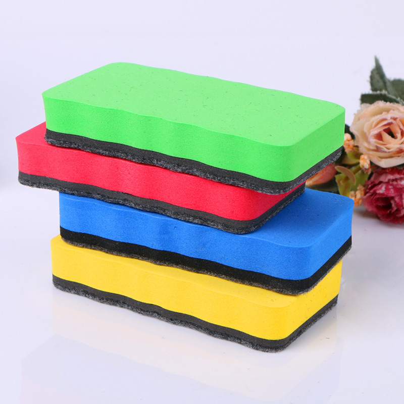 EVA复合型毛毡白板擦 带磁可定制 办公室教学用品皮肤