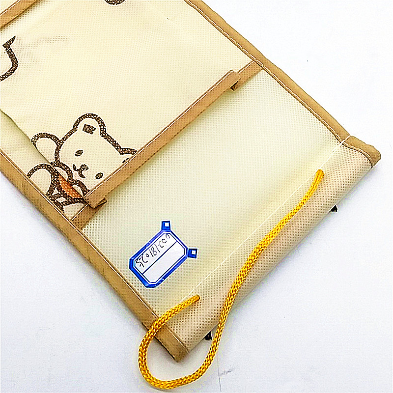 Wall-mounted student mobile phone wardrobe storage bag hanging bag at the back of the hanging bag door details Picture