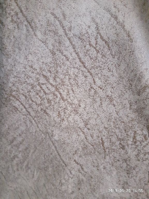 Suede velvet with gold foil printing and large cracks