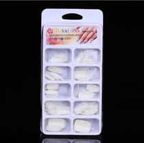 wish Nail wholesale 100 pieces blister box French nail pieces Fake nails full nail pieces diy nail pieces