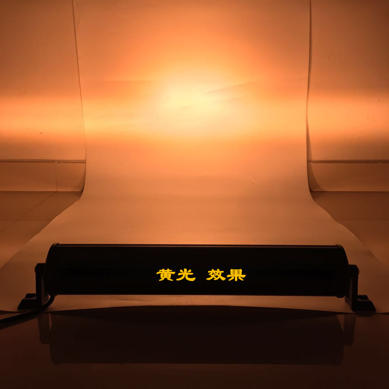Automotive LED work light, 252W high-power dual-color flashing light, white and yellow light roof light details Picture