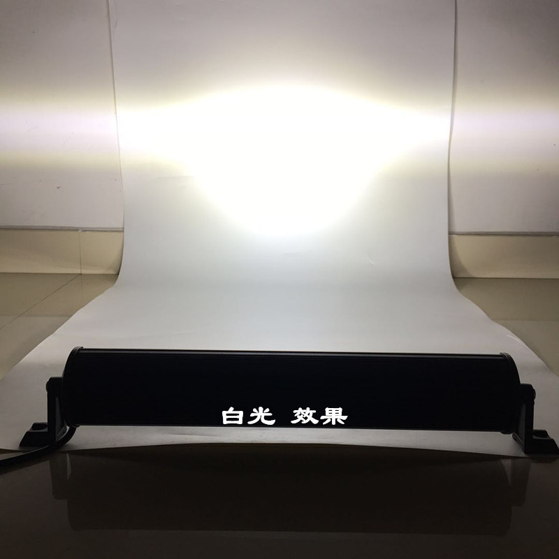 Automotive LED work light, 252W high-power dual-color flashing light, white and yellow light roof light Specification image