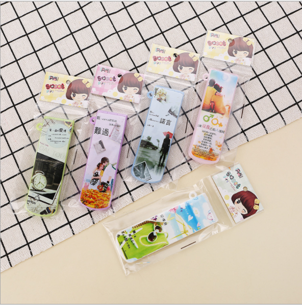 Printed portable Plastic Mini folding comb Portable Iron Dense tooth comb Travel hair comb Hair comb