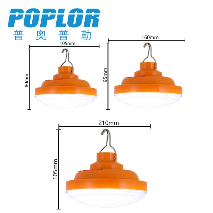 LED intelligent emergency UFO light 30W solar charging emergency light outdoor camping stall light with remote control Application Scenario