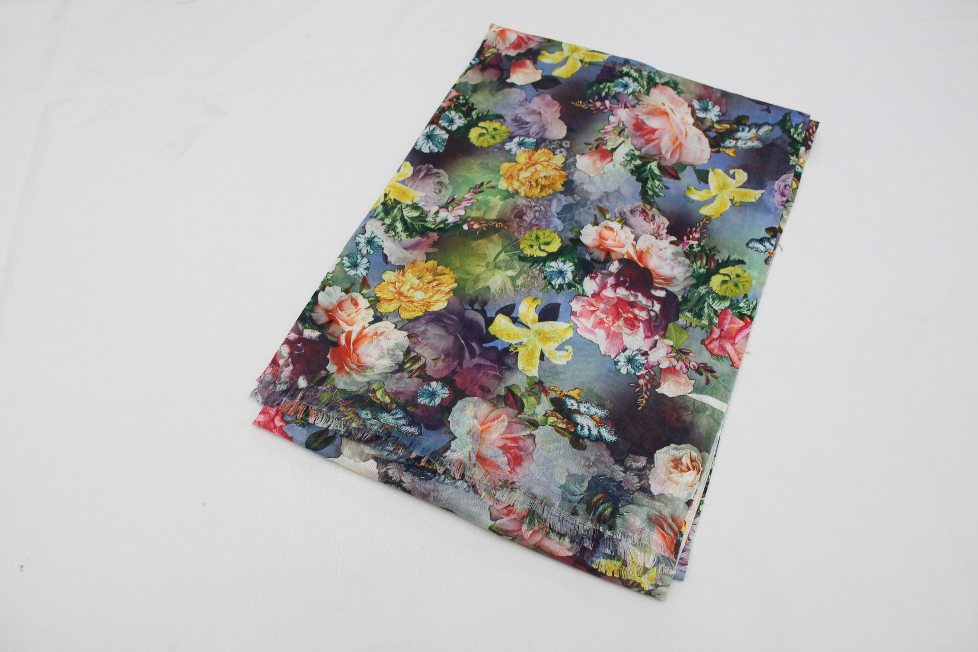 Cross-Border Aliexpress Europe And The United States High-End Digital Printed Scarf Variable Fringe Shawls Breathable And Warm