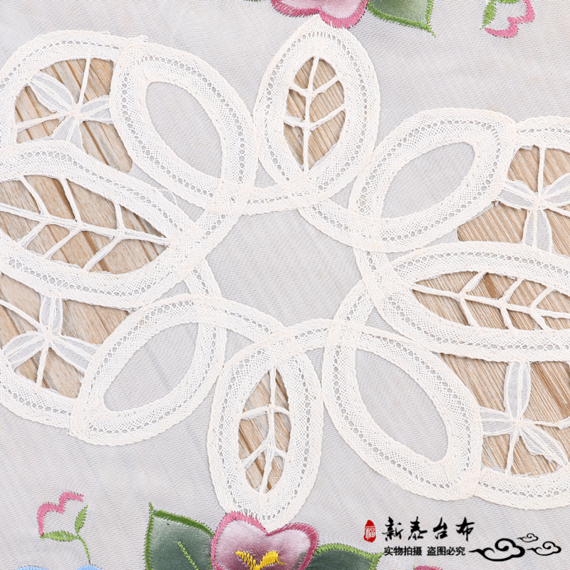 中式电视柜桌布 布艺茶几布台布 现代简约长方形客厅盖布垫布细节图