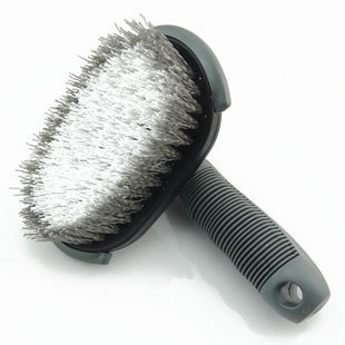 厂家直销汽车轮胎刷 弧形轮胎刷 清洁刷子洗车工具轮胎刷子批发细节图