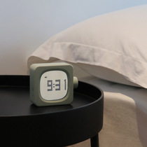 Simple block smart small alarm clock led luminous student dormitory wake up snooze alarm clock charging bedside clock