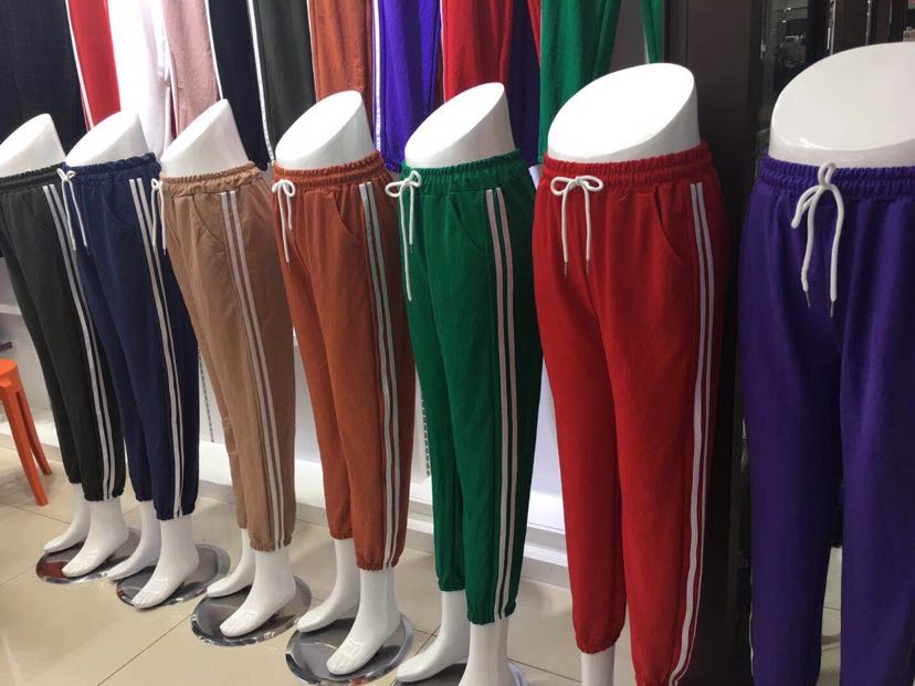 Silk and cotton versatile sweatpants thumbnail