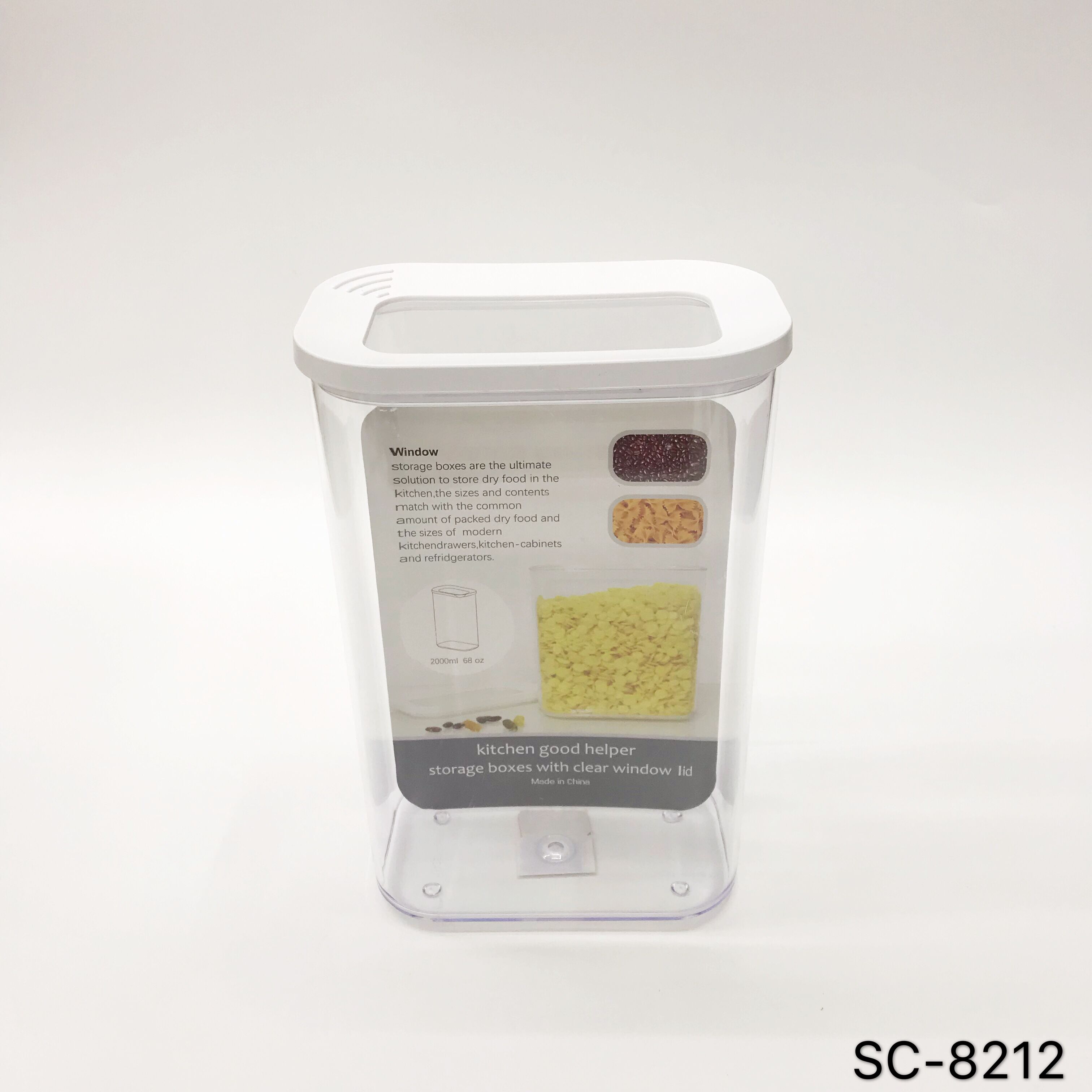 Household transparent plastic sealed cans milk cans food cans Kitchen grain storage containers