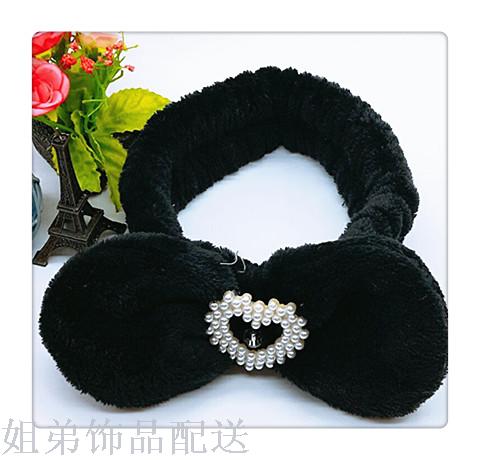 5 yuan 10 yuan shop Pearl heart shape headband bathroom headband details Picture
