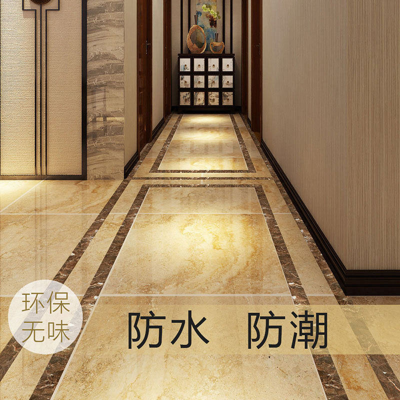 Pasillo baldosas decorativas umbral autoadhesivo línea de baldosas salón guía de ondas pegatinas kick line parrilla de pared resistente al agua resistente al desgaste Specification image