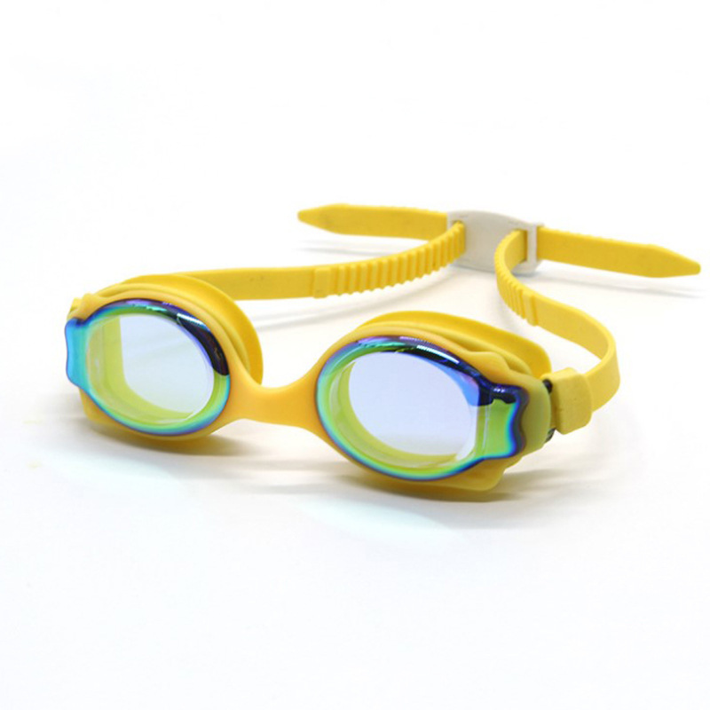 High-Grade Silicone Electroplating Anti-Fog Swimming Goggles Children's Anti-Fog Waterproof Silicone Swimming Goggles Manufacturers Direct Sales Specification drawing