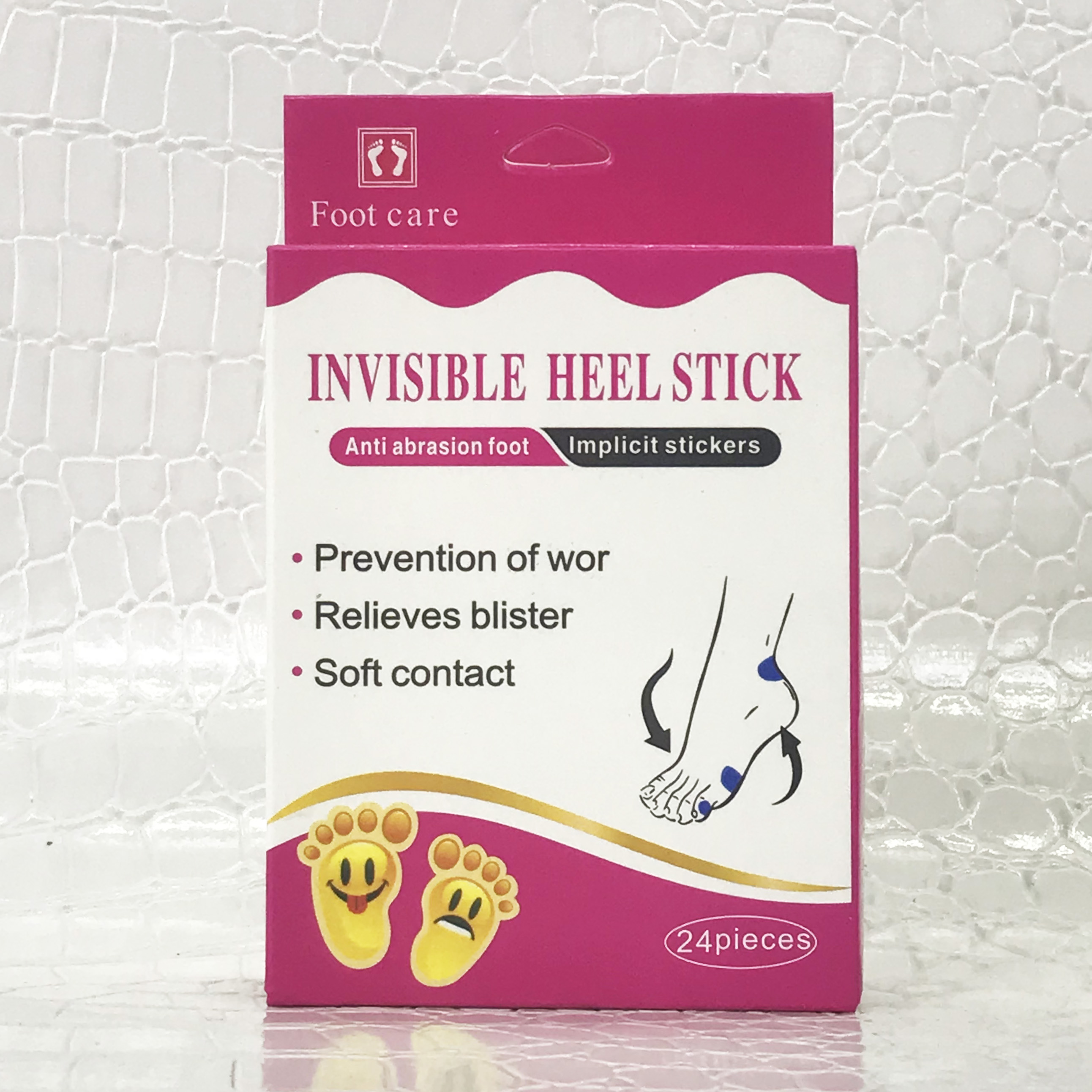 The new anti-rubbing foot wonder, the invisible heel patch, is soft and invisible Specification image