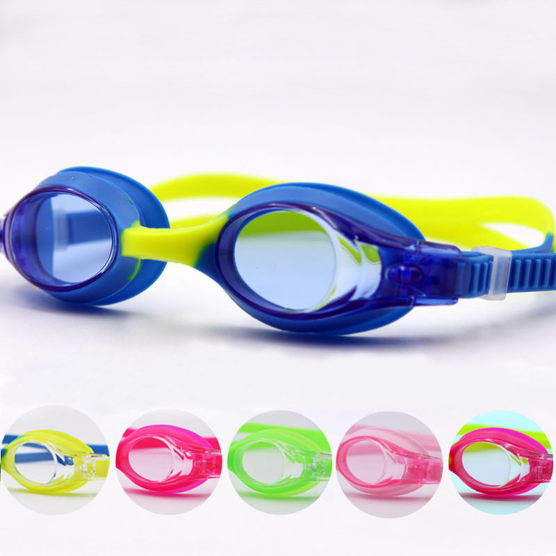 正品 厂家直销 泳镜 防雾 儿童游泳眼镜 彩色泳镜 批发