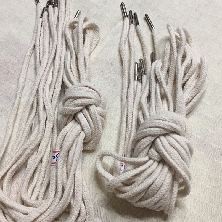 厂家直销 供应16股 纯棉圆绳 3MM、4MM、5mm编织绳 可来样要求定产品图