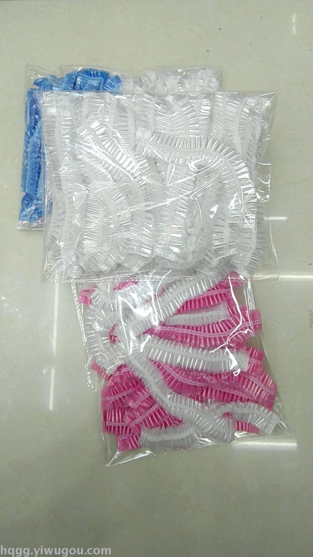 条形浴帽细节图