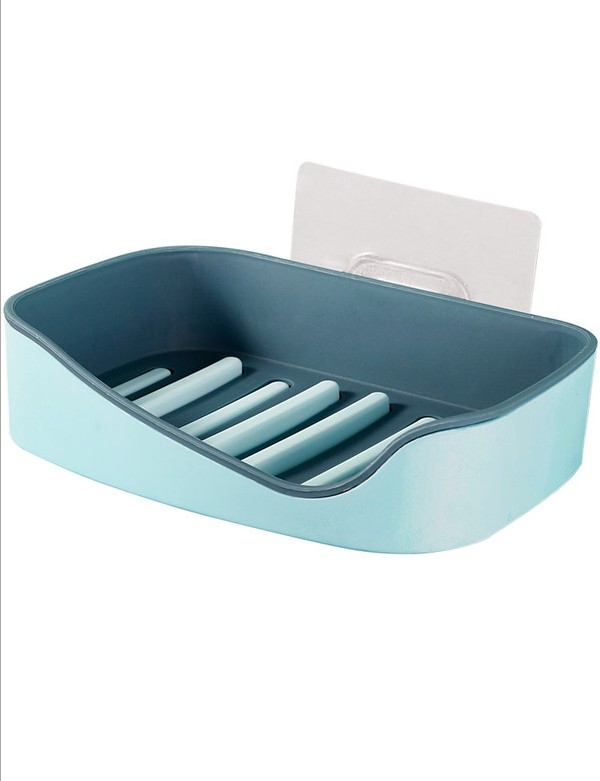 Wall-Mounted Soap Box Creative No-Punch Soap Box Toilet Soap Box Soap Rack Drain Soap Rack Application Scenario