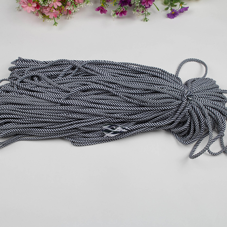 厂家直销16股多色低弹丝螺纹绳绳饰品绳帽子绳装饰绳可定制详情图2