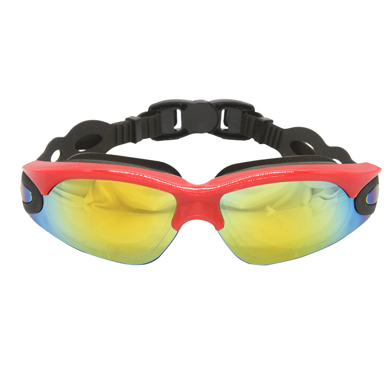 2019 New Swimming Goggles Electroplating Anti-Fog Hd Swimming Goggles Adult Large Frame Swimming Goggles Manufacturers Wholesale