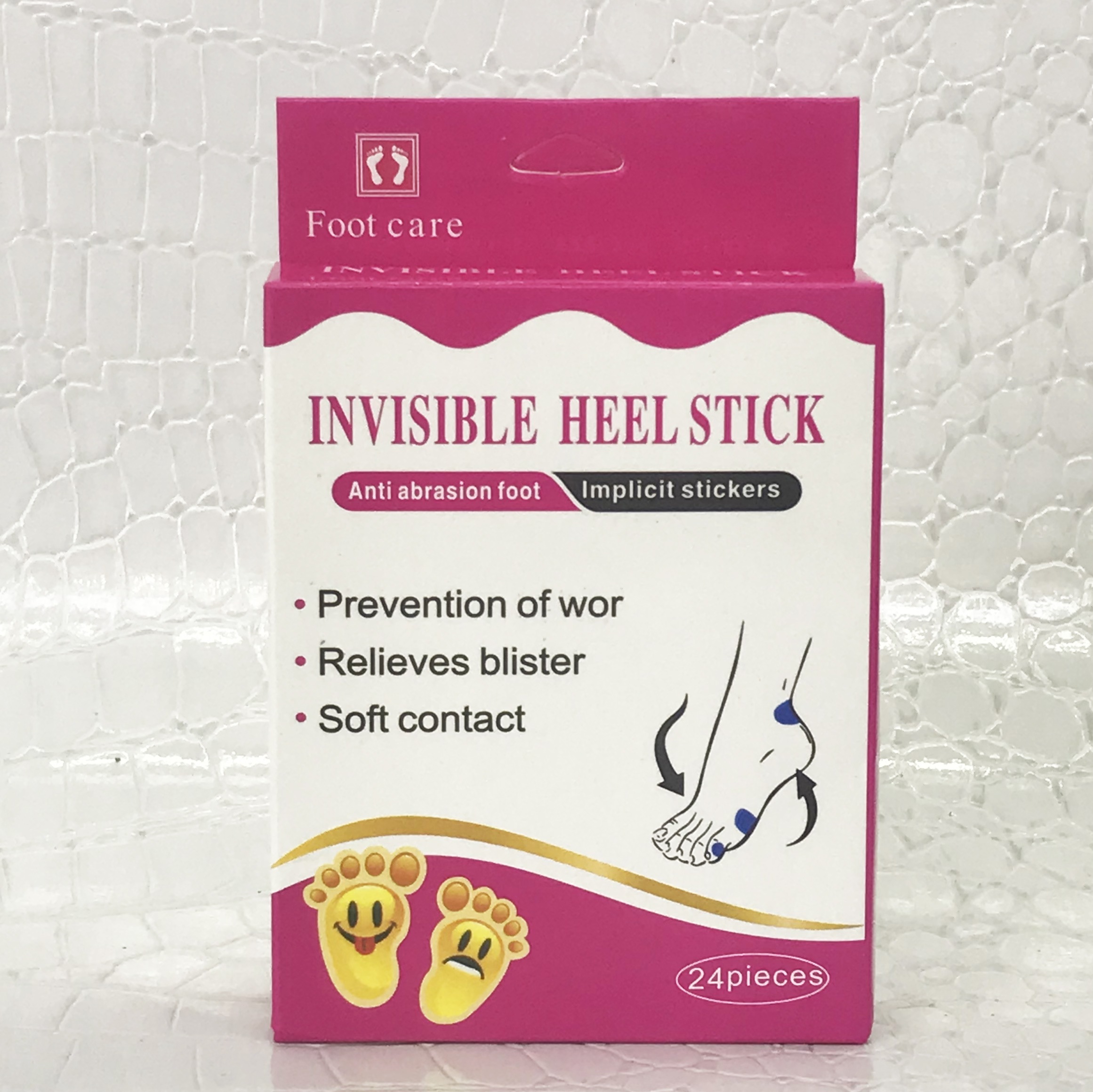 The new invisible heel patch is a great anti-friction tool for your feet, a soft invisible heel patch details Picture