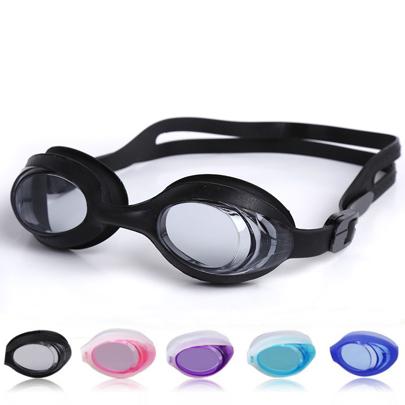 Authentic Chalky Swimming Goggles Waterproof Anti-Fog High Definition Flat Light Swimming Goggles Men And Women Large Frame Swimming Glasses Wholesale