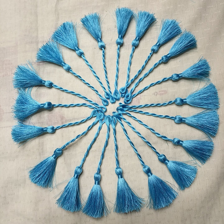 厂家直销 抗皱垂直涤纶流苏13CM书签梳子吊穗DIY服装饰品 可定制