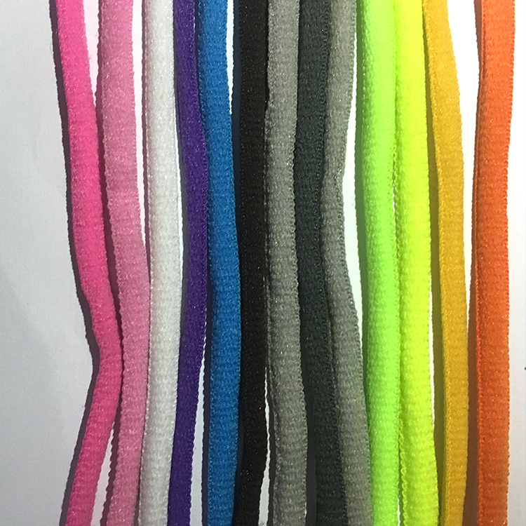 厂家直销现货半圆单色鞋带、帆布鞋带、登山鞋带、运动鞋带可定制