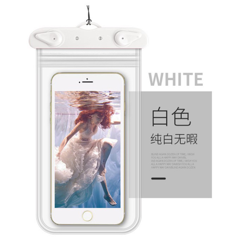 User Holding Waterproof Phone Bag