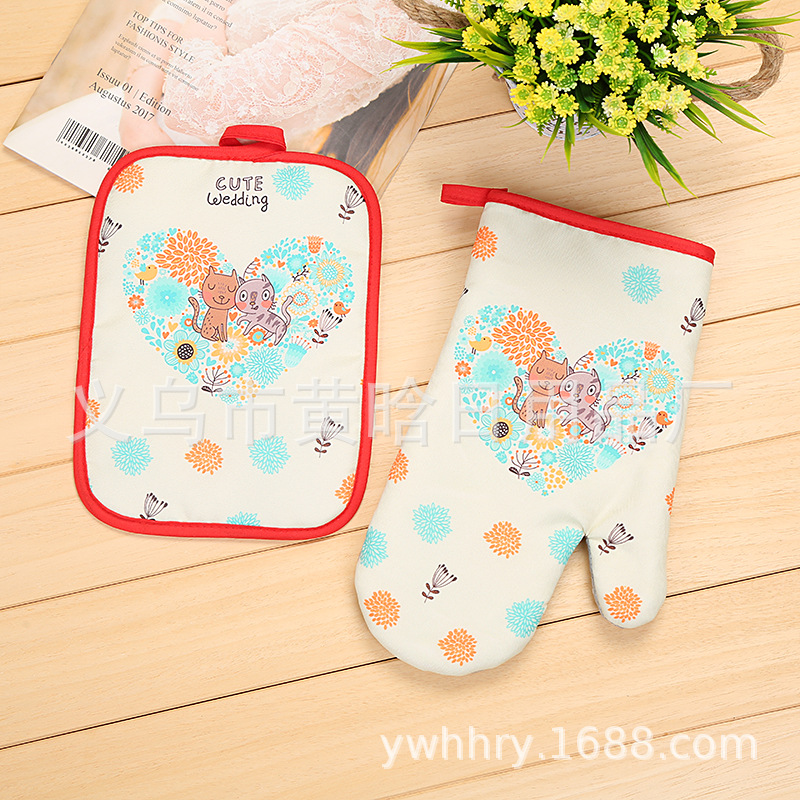 防烫手套硅胶/微波炉隔热细节图