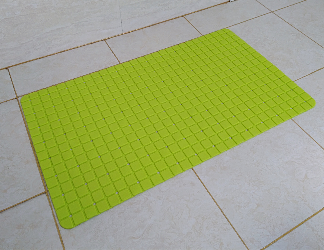 Home Bathroom Non-Slip Mat Rectangular Square Specification drawing
