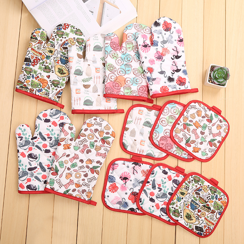 【LOVELY HOME】【持嘉】隔热手套促销 电器赠品 微波炉加厚耐高温隔热烤箱手套 面包房酒店烘焙微波炉手套