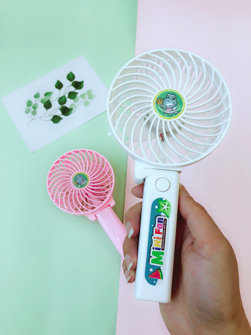 厂家直销迷你手持风扇便携式USB充电风扇装电池风扇产品图