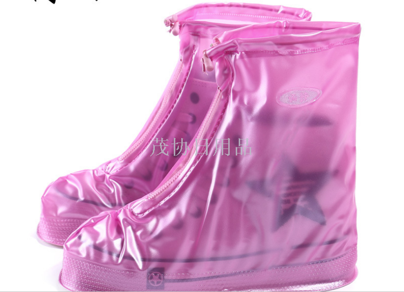 雨鞋套男女下雨天防水鞋套加厚防滑耐磨成人防雨鞋产品图
