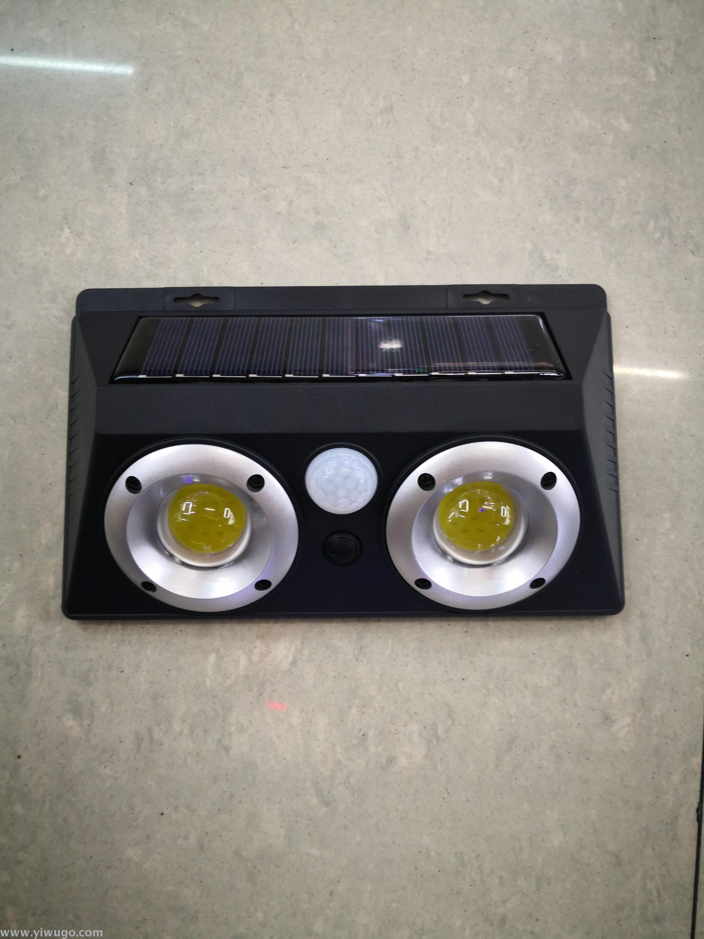 Solar Lamp, Solar Sensor Lamp, Solar Wall Lamp, Solar Triangle Wall Lamp Specification drawing