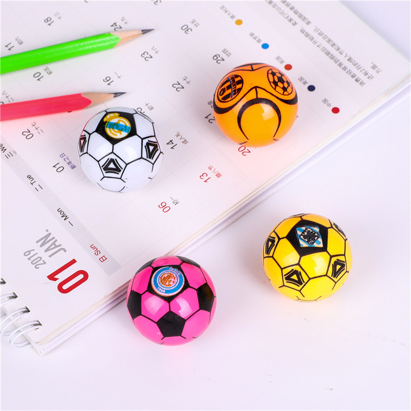 好彩厂家直销创意卷笔刀足球笔刨卡通造型削笔刀塑料单孔铅笔刀