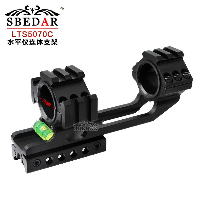 25/30管径可转换式带水平仪瞄准镜连体支架