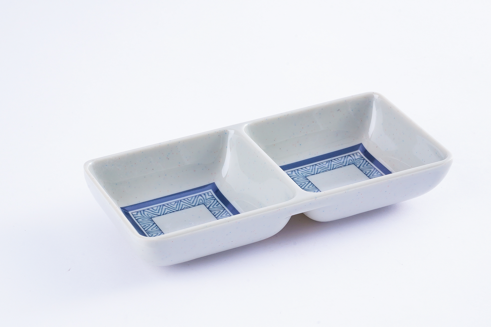100% melamine dish two taste dish 7510