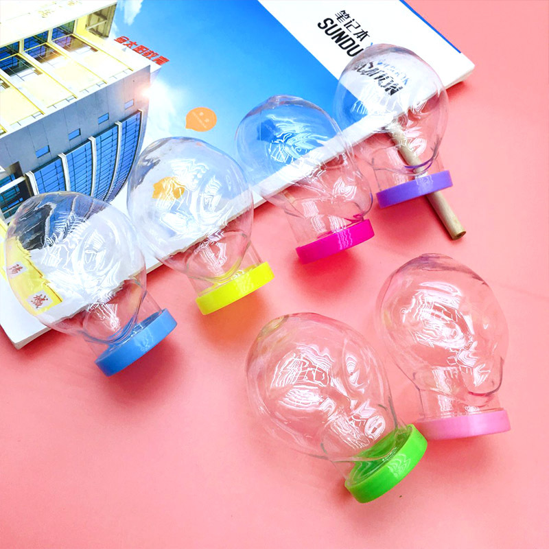Xinhong stationery creative aliens empty earrings cosmetics plastic transparent boxes crystal candy box wholesale mud