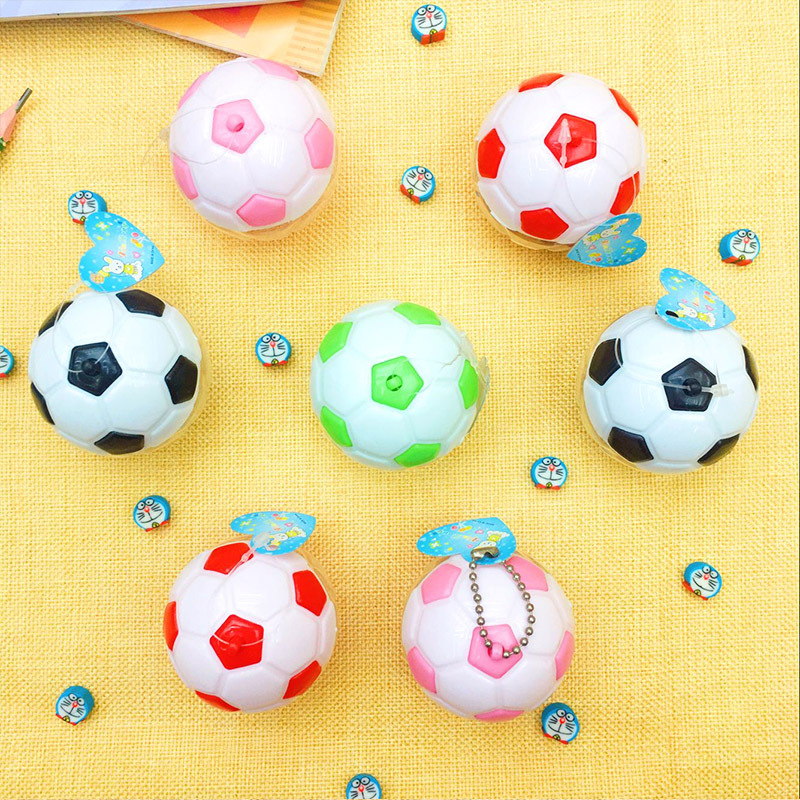 Xinhong stationery cartoon football empty boxes carrying earrings cosmetics plastic transparent boxes crystal candy boxes wholesale