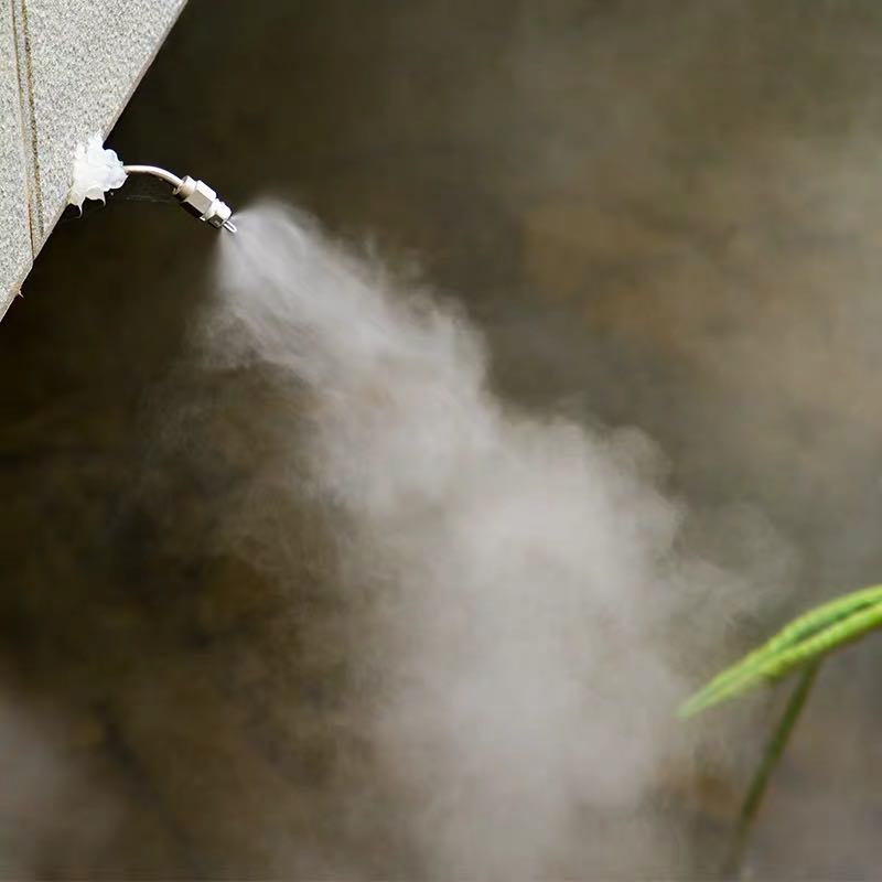 台湾进口雾化喷头高压/造雾机可调降温降除尘/加湿水雾微雾喷雾设备细节图